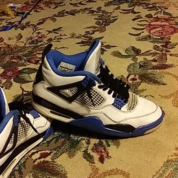 Jordan Flight Retro IV "Motosport" Blue/White - Picture 5 of 6